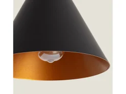 Online Ledkia Lámpara Colgante Metal Orbat Negro Multicolor
