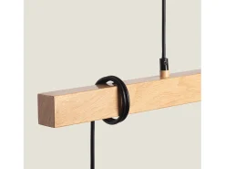 Ledkia Lámpara Suspendida-Lámpara Colgante Metal Sardo 3 Focos Negro Multicolor