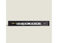 Ledkia Lámpara Suspendida-Lámpara Colgante Metal Sardo 3 Focos Negro Multicolor