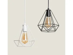 Ledkia Lámpara Colgante Metal Sardo Negro Multicolor Online