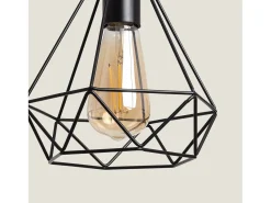 Ledkia Lámpara Colgante Metal Sardo Negro Multicolor Online