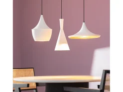 Discount Ledkia Lámpara Colgante Metal Tri Mercury Blanco Multicolor