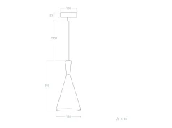 Ledkia Lámpara Colgante Metal Tri Lennon Blanco Multicolor Hot