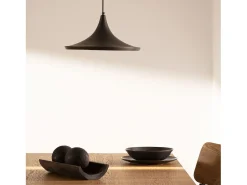 Ledkia Lámpara Colgante Metal Tri Presley Negro Multicolor Outlet