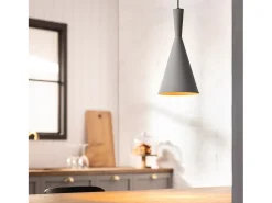 Ledkia Lámpara Colgante Metal Tri Lennon Gris Multicolor