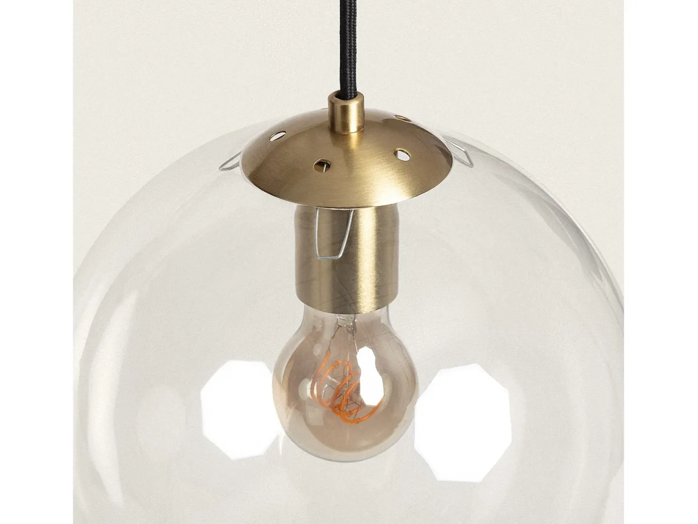 Sale Ledkia Lámpara Colgante Metal y Cristal Moonlight Clear Transparente Multicolor