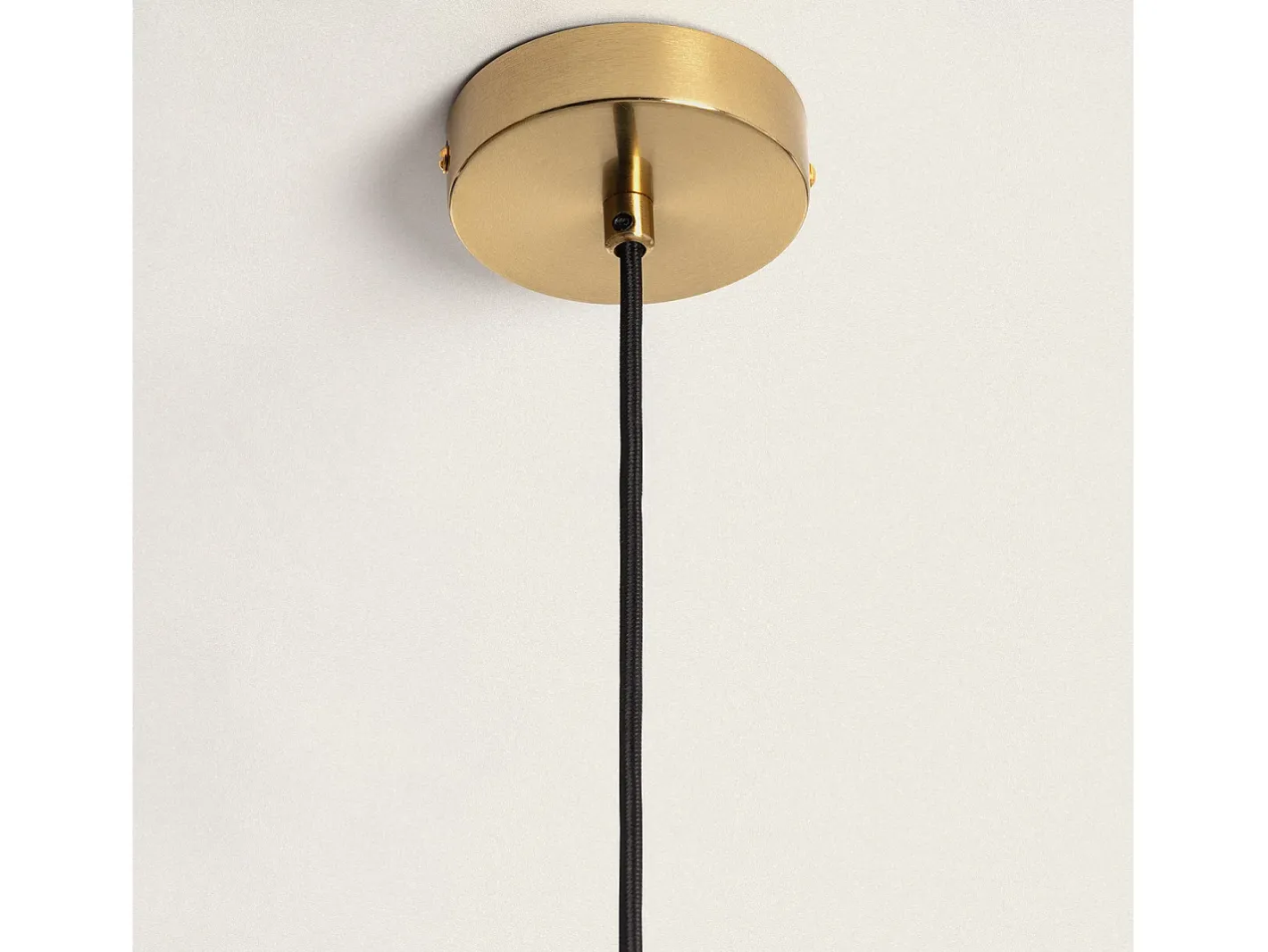 Ledkia Lámpara Colgante Metal y Cristal Julieta Lungo Dorado Multicolor Clearance