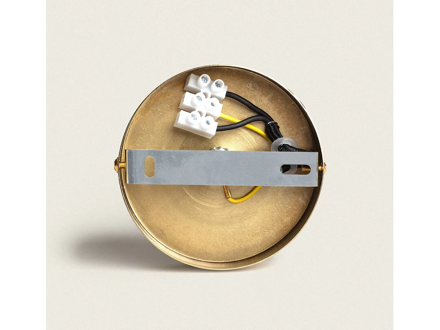 Ledkia Lámpara Colgante Metal y Cristal Julieta Lungo Dorado Multicolor Clearance