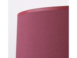 Sollux Lighting Lámpara colgante Nevia minimalista de tela/PVC - 1 fuentes luminosas - L.40 x A.137 cm - burdeos/negro Rojo