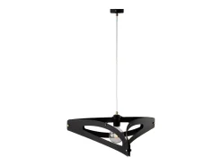 Sale Lámpara colgante Onyx con difusor cortado a láser en acabados hierro lacado y latón bruñido con cable eléctrico orientable 1 luz 120 Ø51 Negro