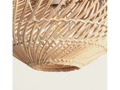 Ledkia Lámpara Colgante Ratán Towamba Natural Multicolor Online
