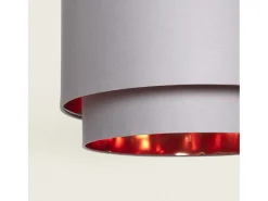 Ledkia Lámpara Suspendida-Lámpara Colgante Tela Bello Duo Reflejo Multicolor