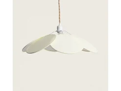 Ledkia Lámpara Colgante Tela Kabuki Crema Multicolor Best