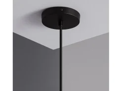Ledkia Lámpara Suspendida-Lámpara Colgante Tela Pointiza Rojo Ladrillo Multicolor