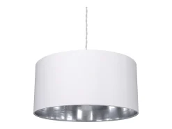 Ledkia Lámpara Colgante Textil Reflect Blanco Multicolor Discount