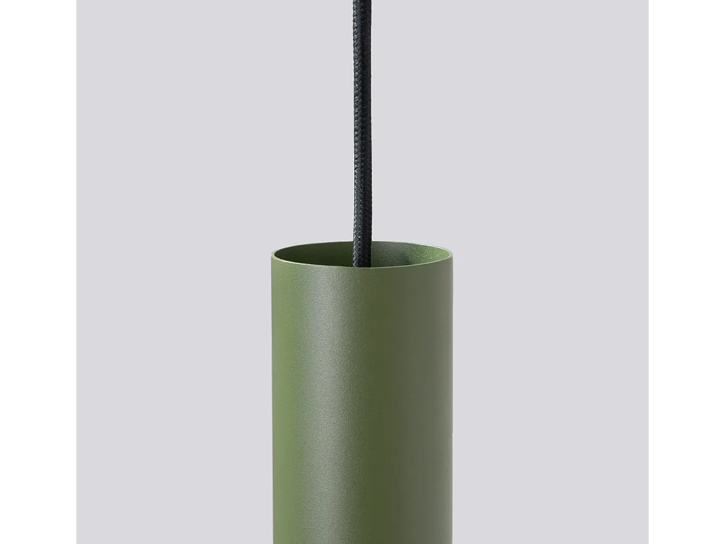 Sollux Lighting Lámpara Suspendida-Lámpara colgante Toris desván de acero - 1 fuentes luminosas 4000K - L.8 x A.118 cm - oliva Verde