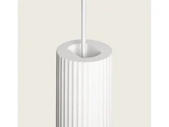 Outlet Ledkia Lámpara Colgante Yeso Colum Blanco