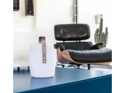 Clearance Lumisky Lámpara con altavoz Bluetooth inalámbrico 10W LUCY Blanco