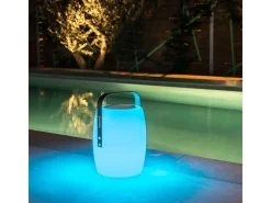 Clearance Lumisky Lámpara con altavoz Bluetooth inalámbrico 10W LUCY Blanco