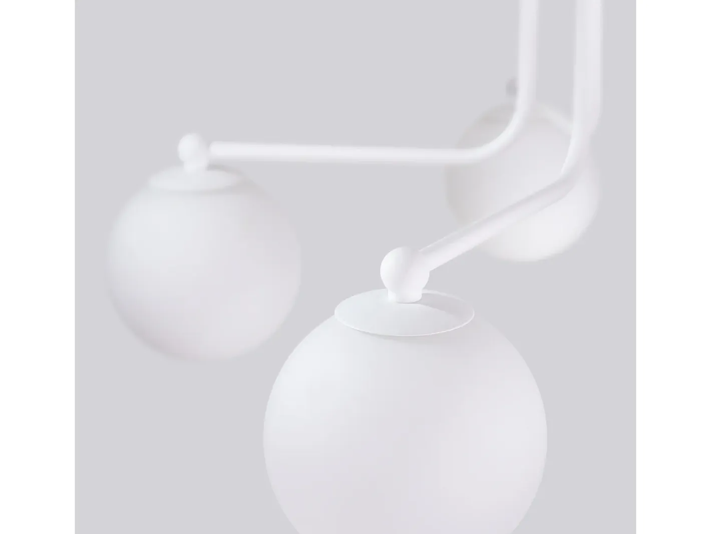 Sollux Lighting Lámpara De Araña Astral Minimalista De Acero/Vidrio - 5 Fuentes Luminosas - L.58 X A.29 Cm - Blanco Sale