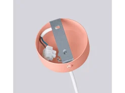 Sollux Lighting Lámpara Suspendida-Lámpara De Araña Halo Moderno De Aluminio - 6 Fuentes Luminosas - L.64 X A.230 Cm - Aterciopelado Rosa
