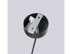 New Sollux Lighting Lámpara De Araña Halo Moderno De Aluminio - 6 Fuentes Luminosas - L.64 X A.230 Cm - Negro