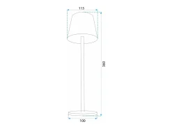 Lámpara De Cabecera Toolight App1366-T Brown Marru00f3n Clearance