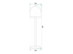Sale Lámpara De Cabecera Toolight App1358-T Black Negro