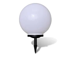 Lámpara de camino de jardín LED 40 cm con pincho de tierra ES712422 Blanco New