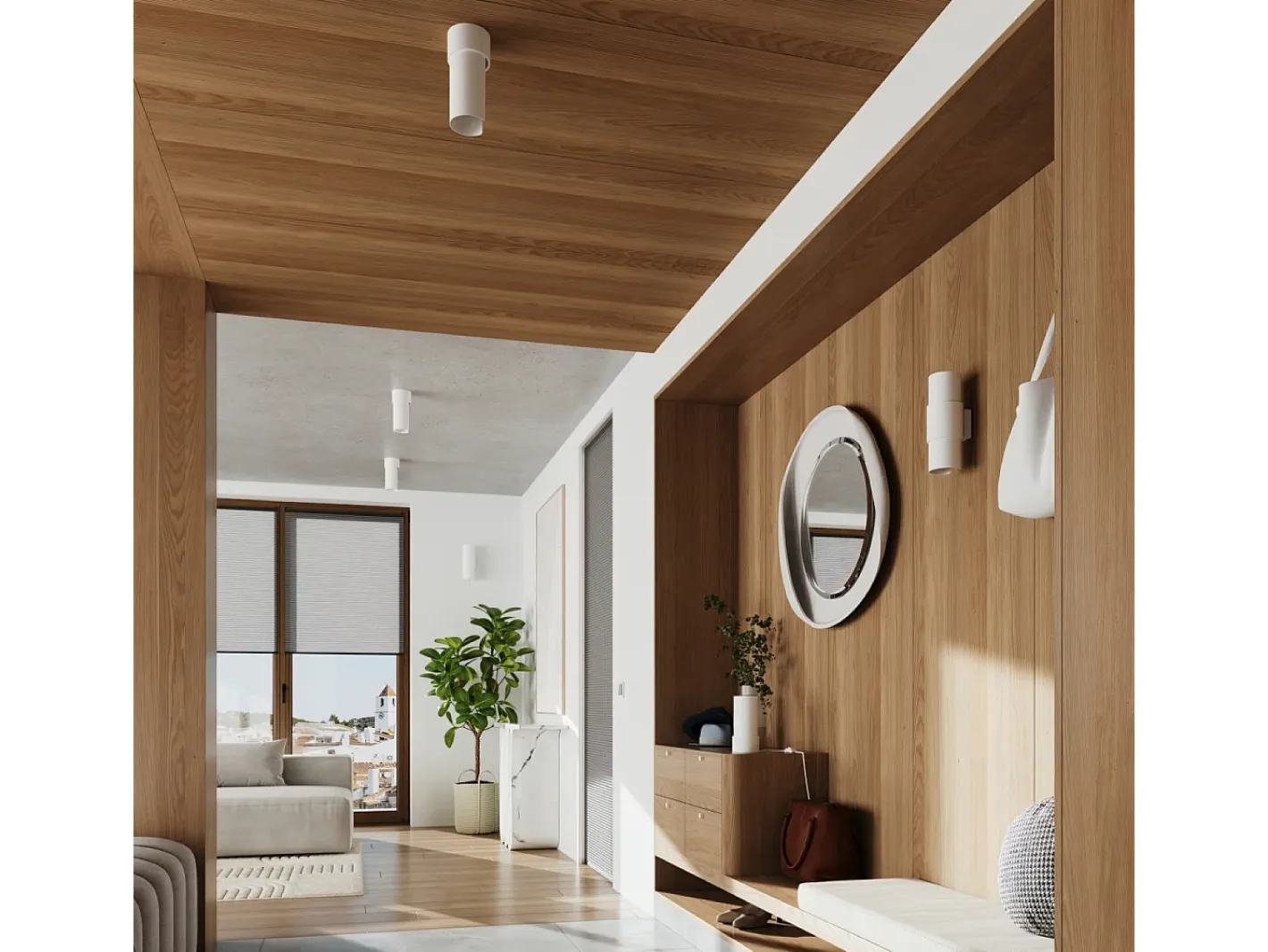 Sollux Lighting Lámpara De Mesa-Lámpara de escritorio Torow minimalista de acero - 1 fuentes luminosas 3000K - L.10 x A.21 cm - Blanco