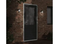 Outlet Lámpara de exterior con sensor aluminio fundido a presión ES224850 Negro