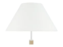 TOSEL Lámpara de Mesa , madera,natural, A 56xD30xP30cm Blanco Best