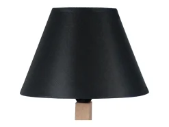 TOSEL Lámpara De Mesa-Lámpara de Mesa ,madera,natural,A44xD45x P16cm Negro