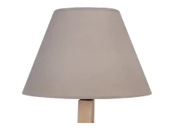 TOSEL Lámpara De Mesa-Lámpara de Mesa ,madera,natural,A44xD45xP16cm Topo
