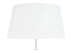 TOSEL Lámpara de Mesa ,madera,natural,A54xD30xP30cm Blanco