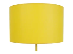 Clearance TOSEL Lámpara de Mesa ,metal,AMARILLO, A 58xD30xP30cm Amarillo claro