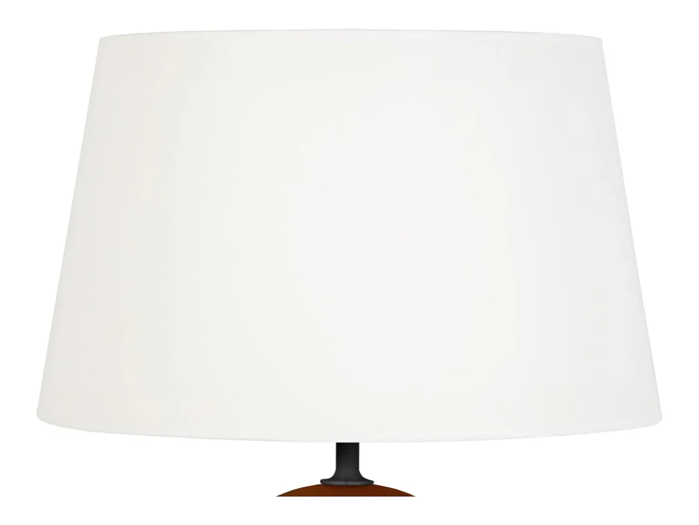 New TOSEL Lámpara de Mesa ,vidrio,Transparente,A46xD30xP30cm Transparente / Marru00f3n / Blanco