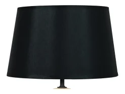 TOSEL Lámpara De Mesa-Lámpara de Mesa ,vidrio,Transparente,A46xD30xP30 cm Transparente / Negro / Beige