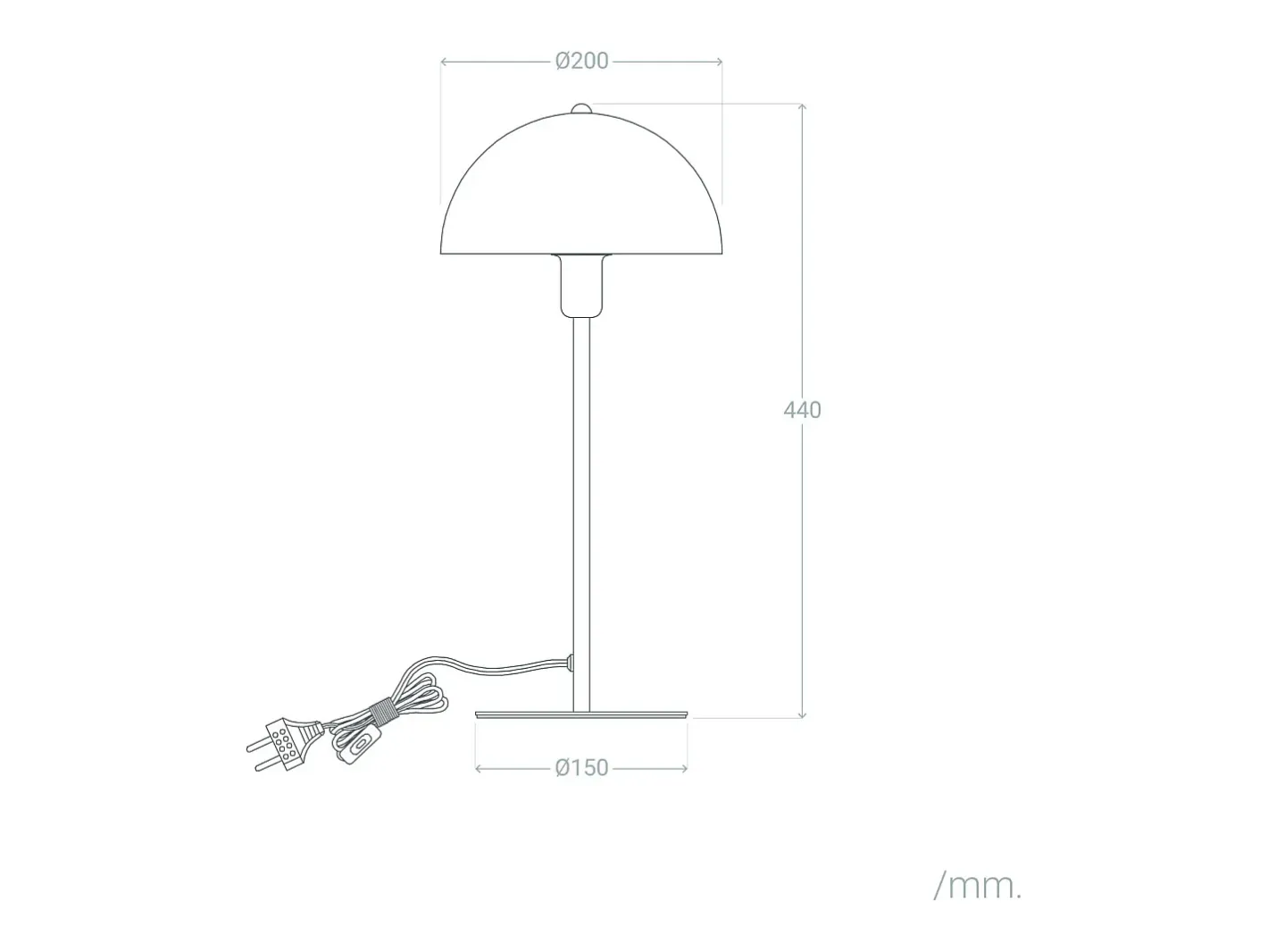 Ledkia Lámpara De Mesa-Lámpara de Mesa Aluminio Madow Celadón Verde