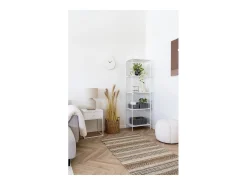 Les Tendances Lámpara de mesa BILBY – Base de cerámica y pantalla textil Beige Clearance