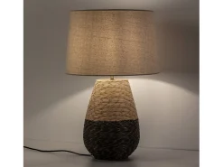 Sale VS Venta-stock Lámpara de mesa Botan de ratán natural, diámetro 40,5 cm Beige