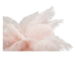 Discount Lámpara de mesa con pantalla de plumas y 2 luces Palm S - Rosa