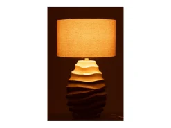 J-Line Lámpara De Mesa-Lámpara de mesa de cerámica 40x40x68 cm Beige