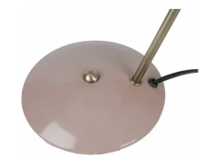 Discount LEITMOTIV Lámpara de mesa de metal con capucha Rosa