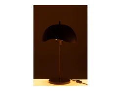 J-Line Lámpara de mesa de metal 30*30*56 cm Negro