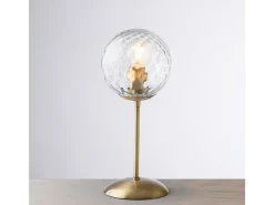 Lámpara de mesa Demetra de hierro cepillado, 1 luz, H.32, Ø13, BL279-LT-BRZ Bronce Clearance