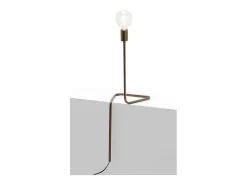 Les Tendances Lámpara De Mesa-Lámpara de mesa Erwin H 76 de metal Dorado