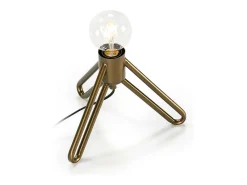 Les Tendances Lámpara de mesa Erwin H 19 de metal Dorado Hot