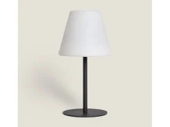 Best Ledkia Lámpara de Mesa Exterior Solar LED de Aluminio Larso 3000K Blanco Cálido Multicolor