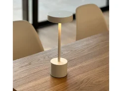 Hot Lumisky Lámpara de mesa inalámbrica ROBY WHITE Blanco